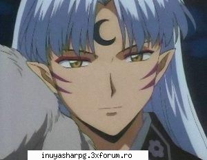 sesshomaru : este foarte dragut , e destul de rau dar eu cred ca ar putea devenii si bun !